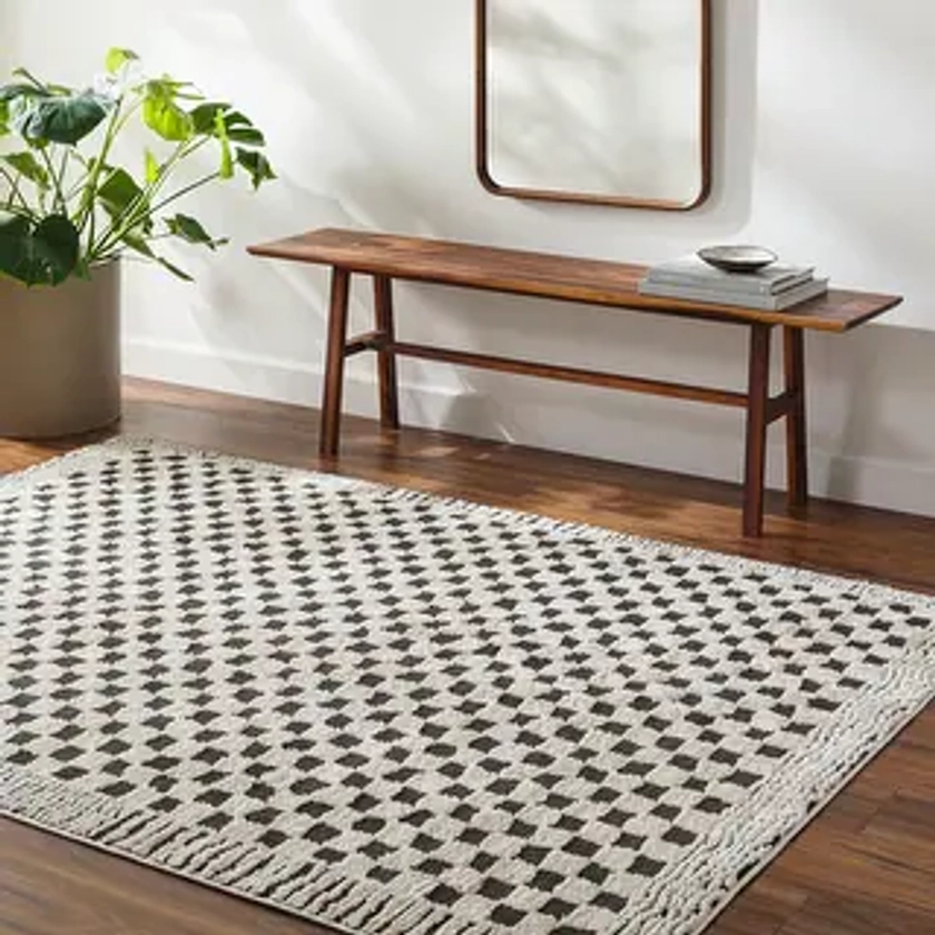 Livabliss Freud Mod Checkered & Striped Area Rug | Overstock.com Shopping - The Best Deals on Area Rugs | 41265702