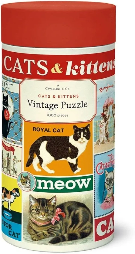 Cavallini 1000 Piece Puzzle, Cats and Kittens (PZL/CAT)