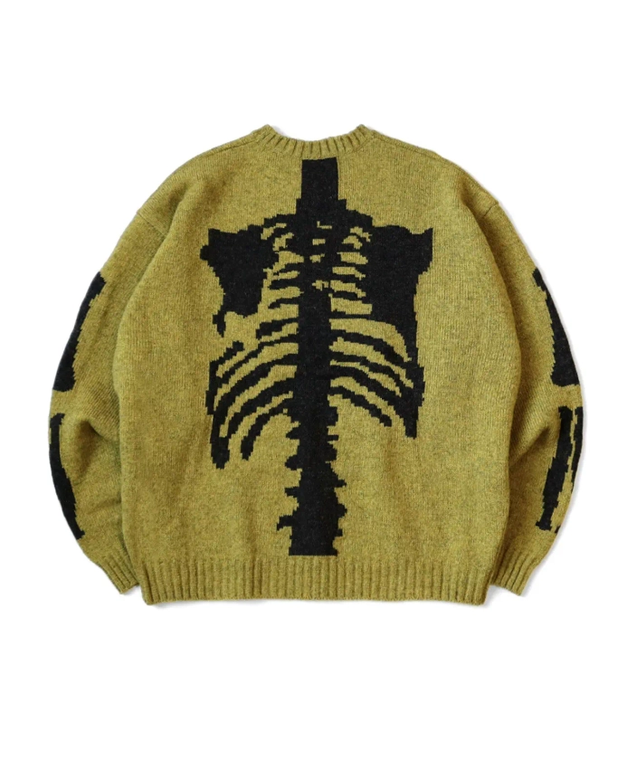 Kapital 5G wool bone crew sweater size 1