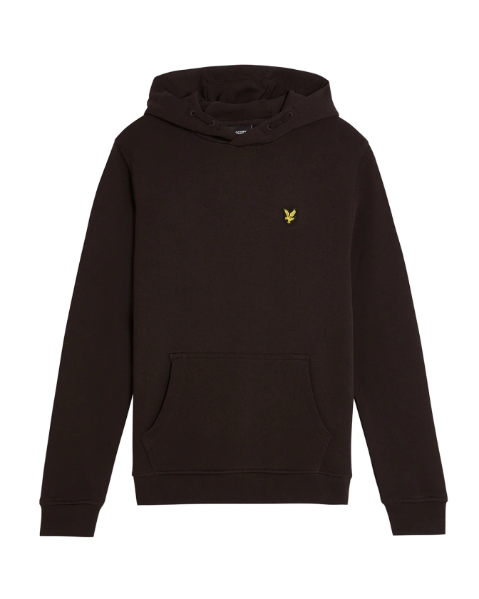 Lyle & Scott Kids Pullover Hoodie in Sediment