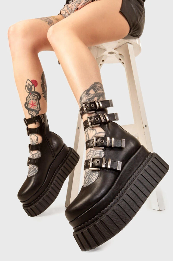 Same Crew Chunky Ankle Creeper Boots