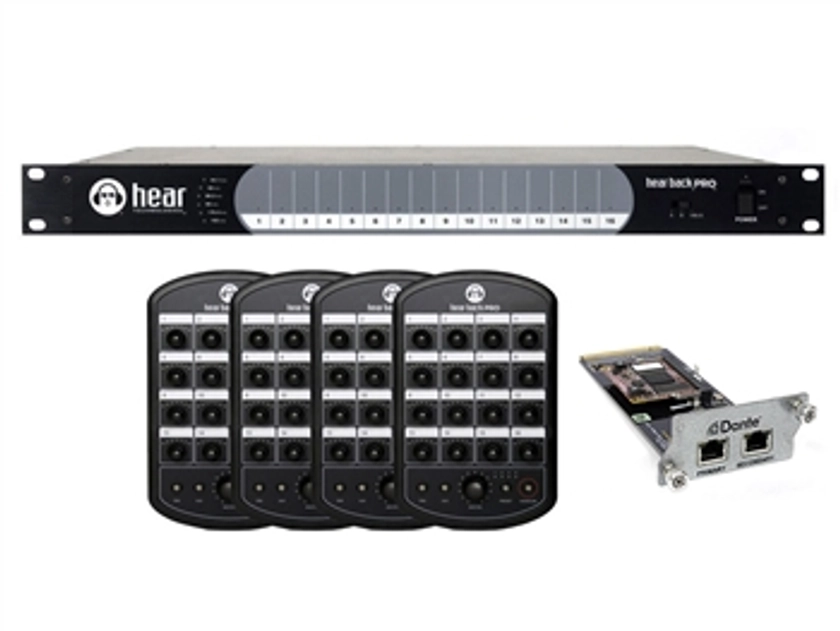 Hear Technologies Hear Back PRO Four Pack, Dante Input | Pro Audio Solutions