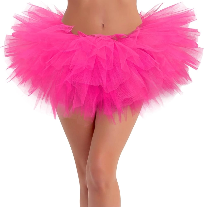 Tutus for Women 5 Layered Adult Tutu Skirts for Women Halloween Tutu for Women 80s Tutu Womens Tutu Skirt Tulle Skirt