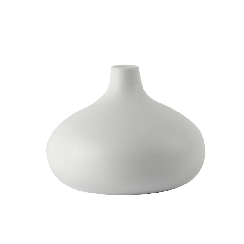 Vaso Alent em ceramica L16xP16xA12 cor branca