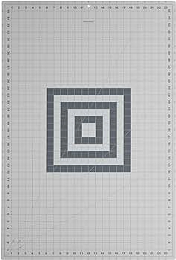 Fiskars Self Healing Cutting Mat with Grid for Sewing, Quilting, and Crafts - 24" x 36” Grid - Gray