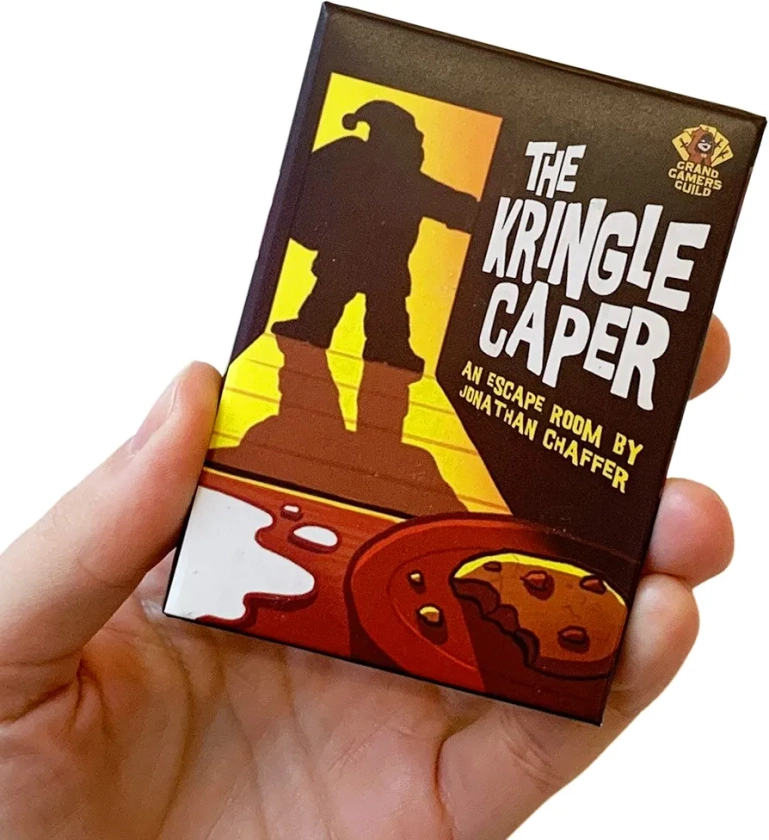 The Kringle Caper | Holiday Hijinks: an Easy Strategy Game for Families, Kids and Adults. Mini Escape Rooms for Birthdays, Halloween, Valentine’s Day, Christmas.