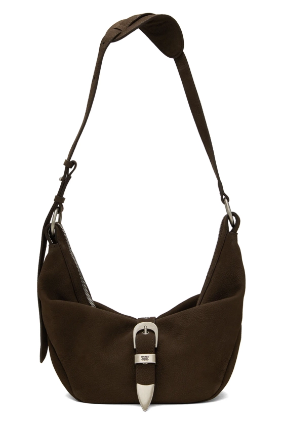 Brown Belted Medium Bag
