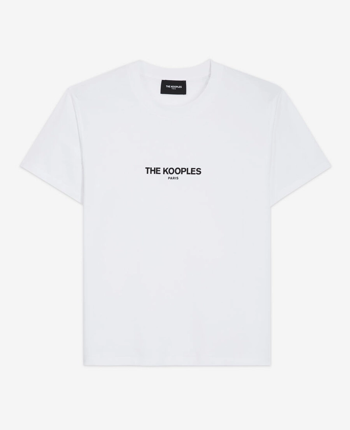T-shirt Logo blanc | The Kooples - France