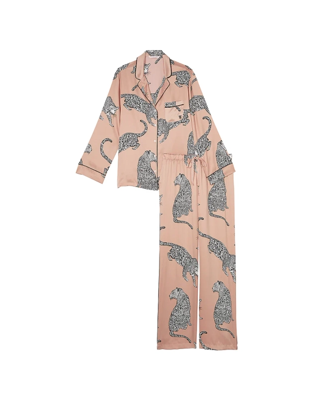 Buy Satin Long Pajama Set - Order Pajamas Sets online 5000000279 - Victoria's Secret