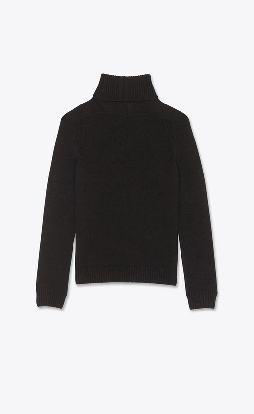 Pull col roulé en maille de cachemire Saint Laurent | Saint Laurent | YSL.com