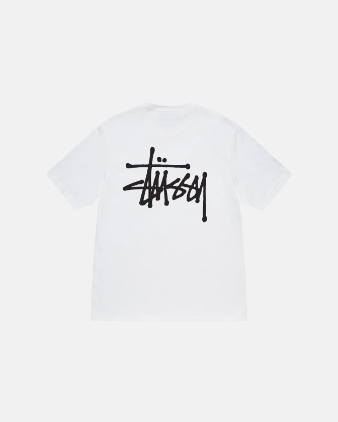 Basic Stüssy Tee in white – Stüssy