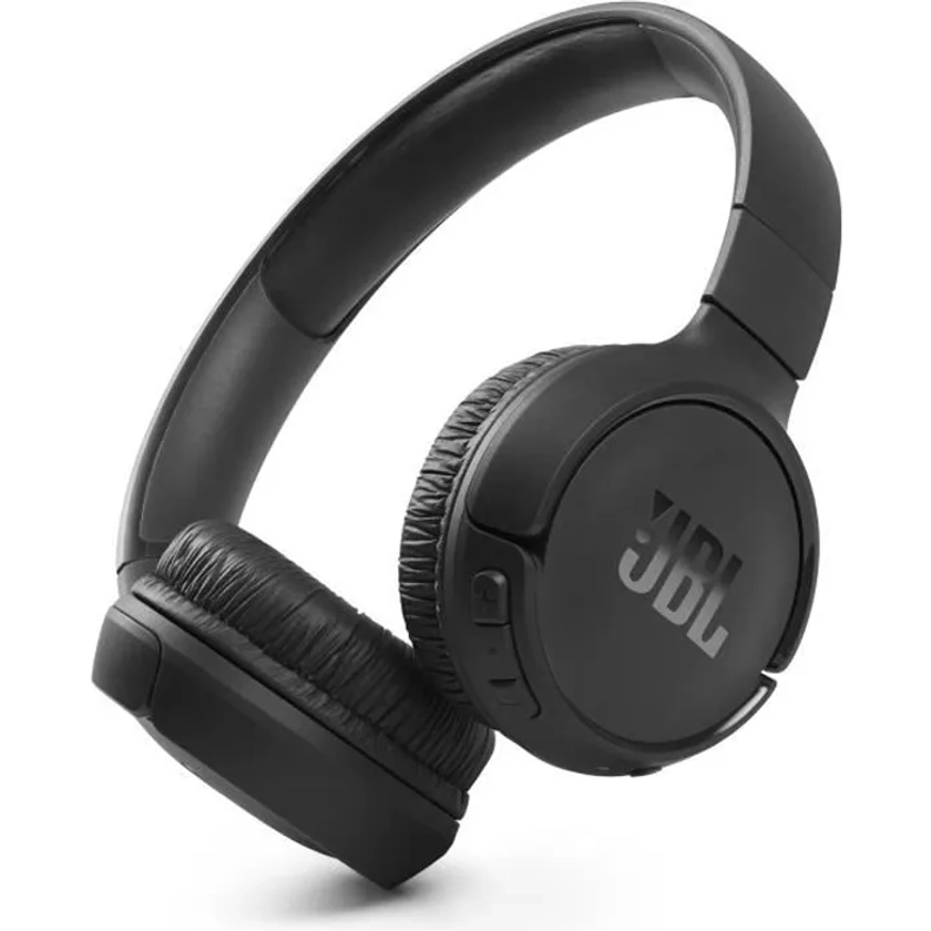 JBL Tune 510 BT - Casque supra-auriculaire sans fil - Son JBL Pure Bass - Bluetooth 5.0 - Jusqu'à 40h d'autonomie - Noir