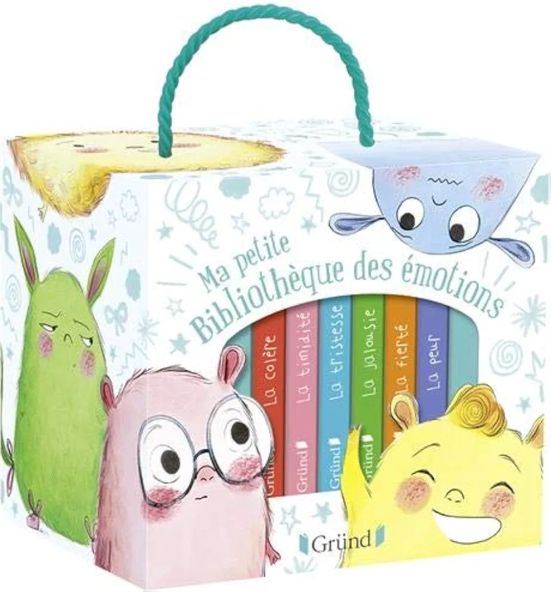 Ma petite bibliothèque des émotions – Coffret 6 albums jeunesse tout-carton – À partir de 2 ans : Couturier, Stéphanie, Poignonec, Maurèen: Amazon.fr: Livres