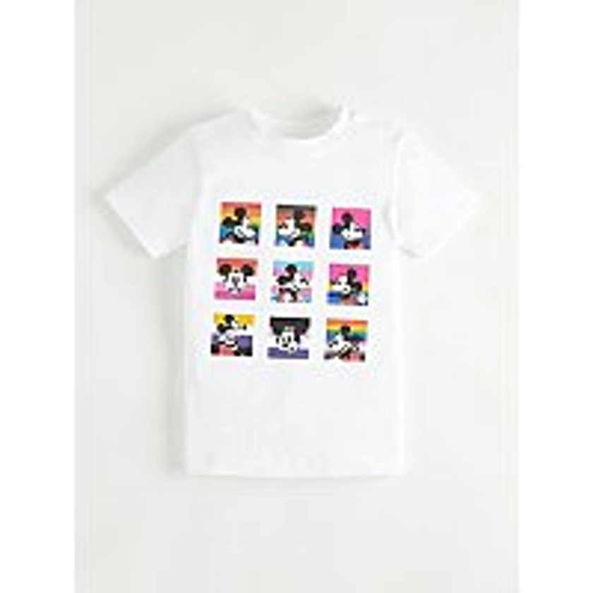 Disney Mickey Mouse Pride Unisex Kids Print T-Shirt | Collections | George at ASDA