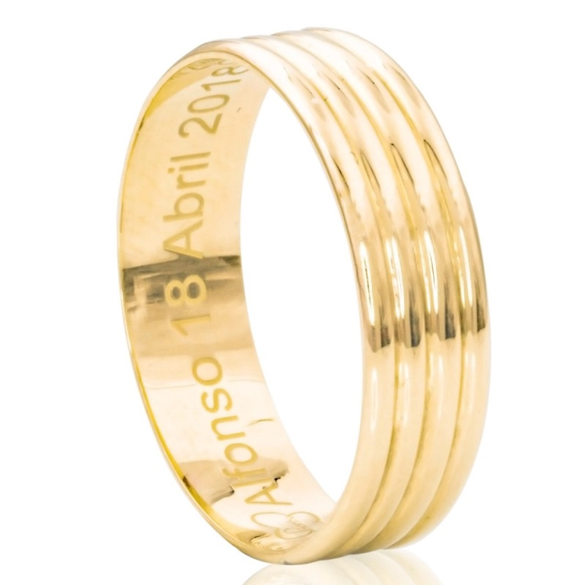 Quadruple Gold Wedding Ring