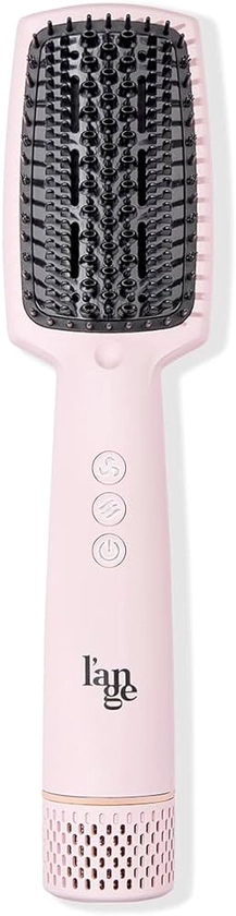 L'ANGE HAIR AIRess 2-in-1 Straightening Blow Dryer Brush | Combines Hair Straightening and Blow Drying Power (Blush)