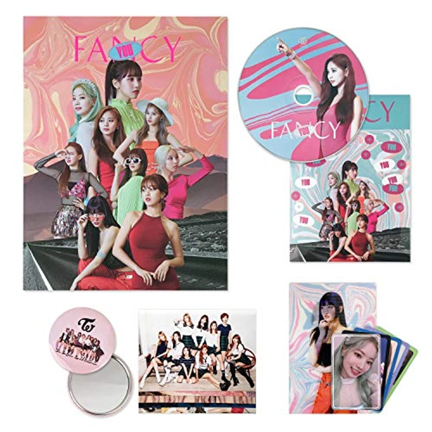 TWICE 7th Mini Album - FANCY YOU [ A ver. ] CD + Photobook + Lenticular Card + Photocards + Sticker + FREE GIFT
