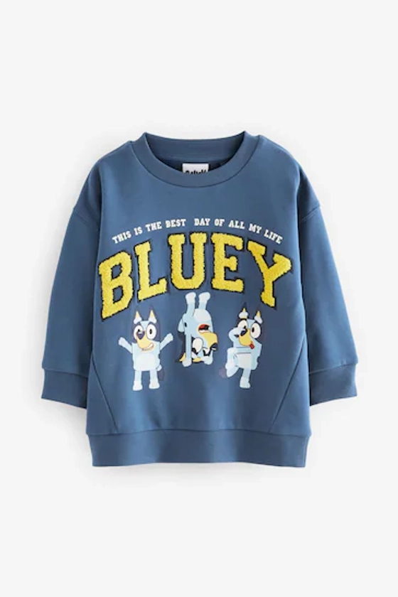 Blue Bluey Crew Neck Sweatshirt (3mths-8yrs)
