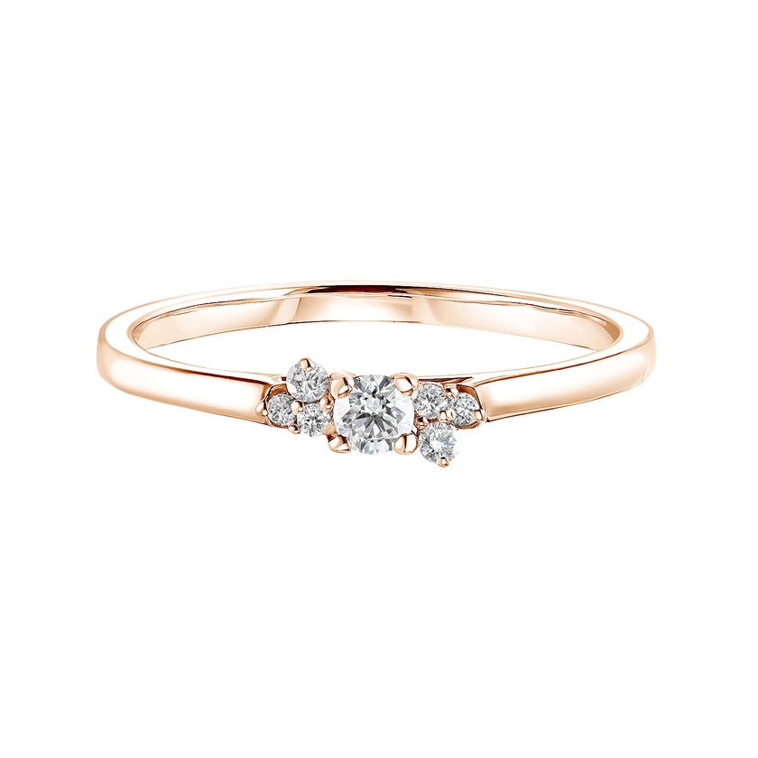 Bague Or rose Diamant Mini EverBloom