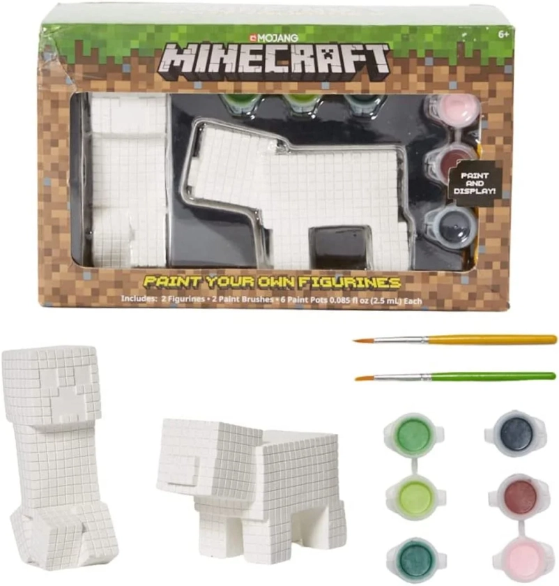 Minecraft Figurines DIY Paint Set Arts and Crafts for Kids - Walmart.com