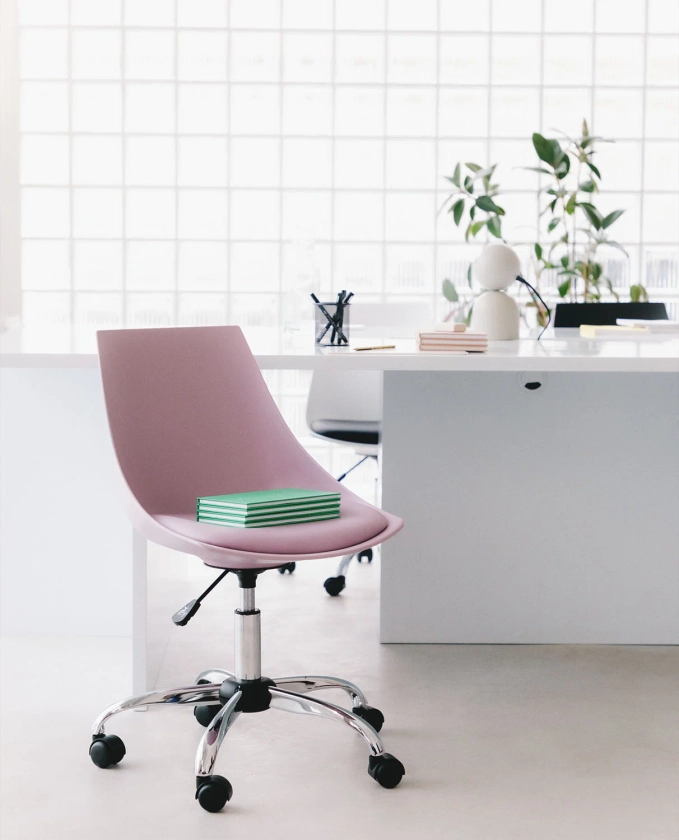 Chaise de Bureau Réglable avec Roulettes Stile