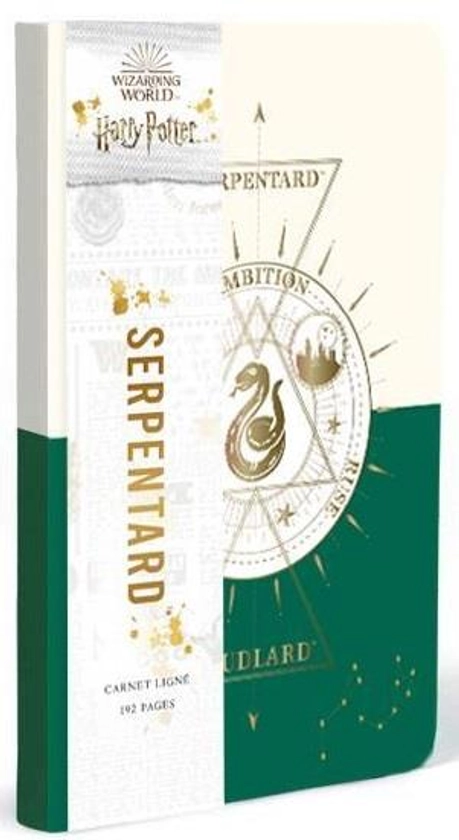 Harry potter - constellation - carnet serpentard - Papeterie pour Enfants - Livres jeux et d'activités | Cultura