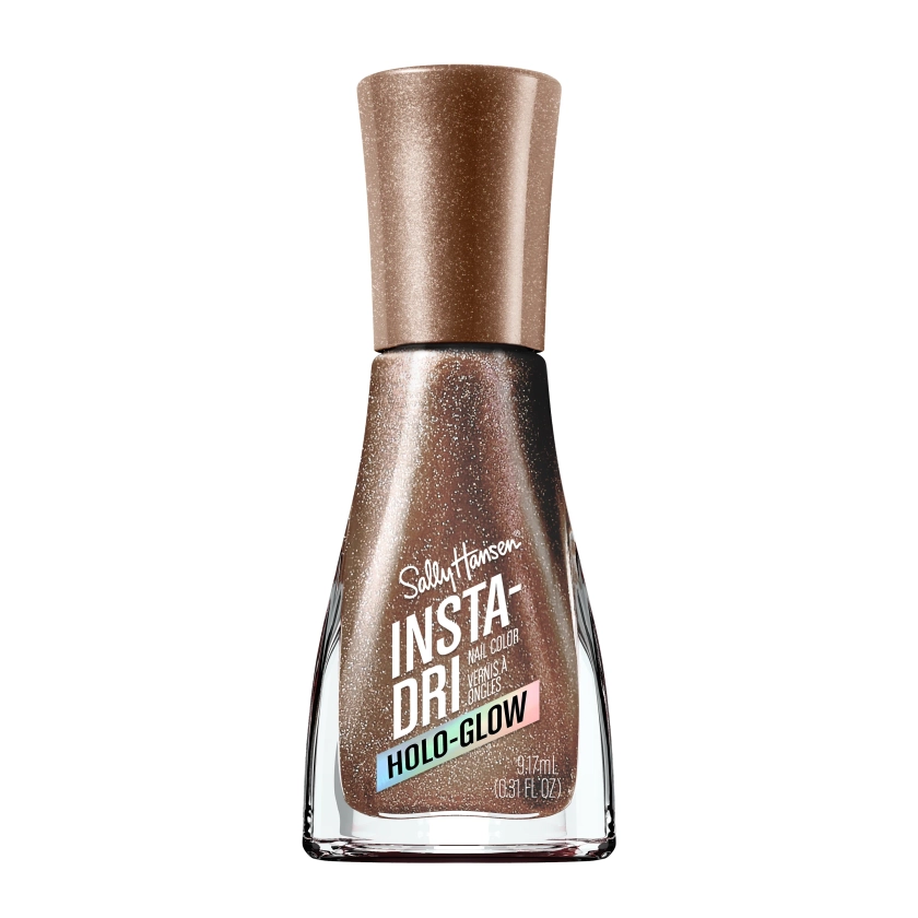 Sally Hansen Insta-Dri Nail Polish, Holo-Glow Collection, On The Glow, 0.31 fl oz, Quick Dry