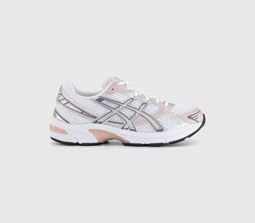ASICS Gel 1130 Trainers White Neutral Pink - Women's Trainers
