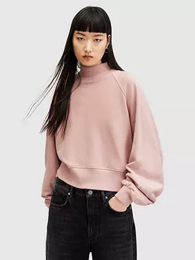 AllSaints Dana Relaxed Back Zip Sweatshirt