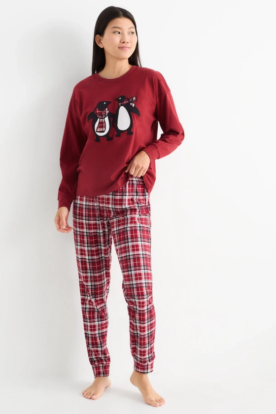 Pyjama mit Flanellhose | C&A Online-Shop