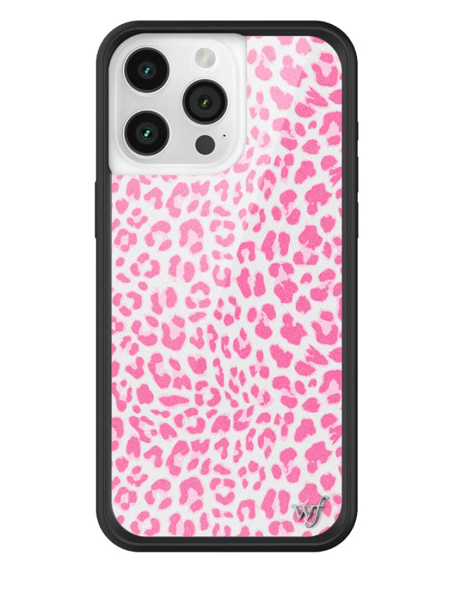 Wildflower Pink Meow iPhone Case