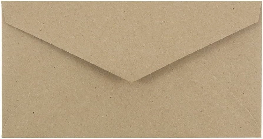 Amazon.com : JAM PAPER Monarch Premium Envelopes - 3 7/8 x 7 1/2 - Brown Kraft Paper Bag - 50/Pack : Office Products