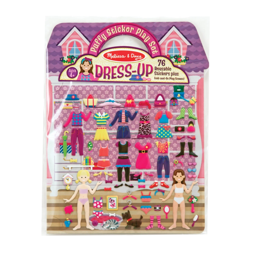 Puffy Sticker Activity Book - Dress-Up| Melissa & Doug