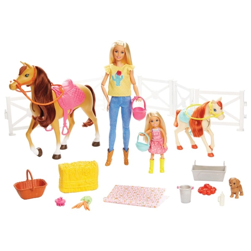 Coffret Barbie Câlins et Chevaux | Smyths Toys France