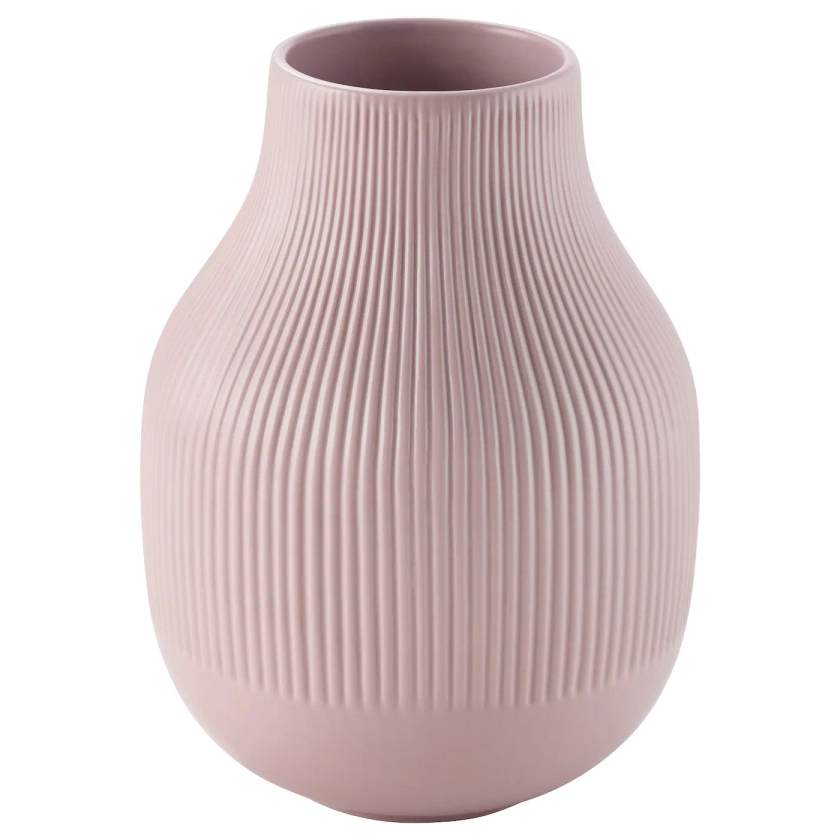 GRADVIS vase, rose, 21 cm - IKEA