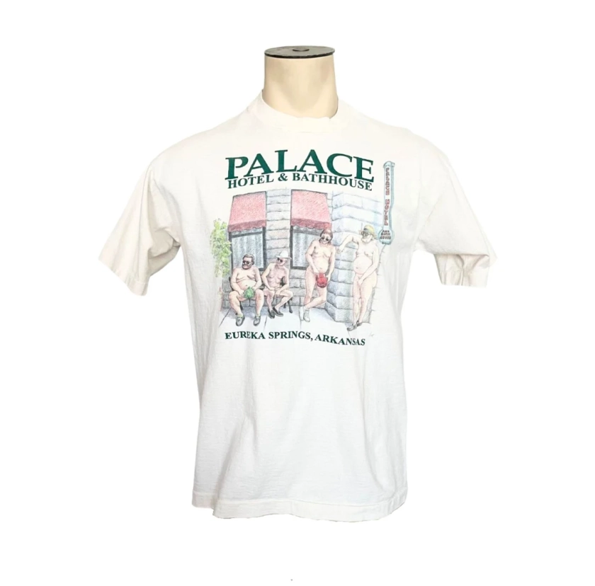 Vintage 1990s Palace Hotel and Bath House Eureka Springs Arkansas Fruit of the Loom T-shirt // Men's Large - Etsy Australia