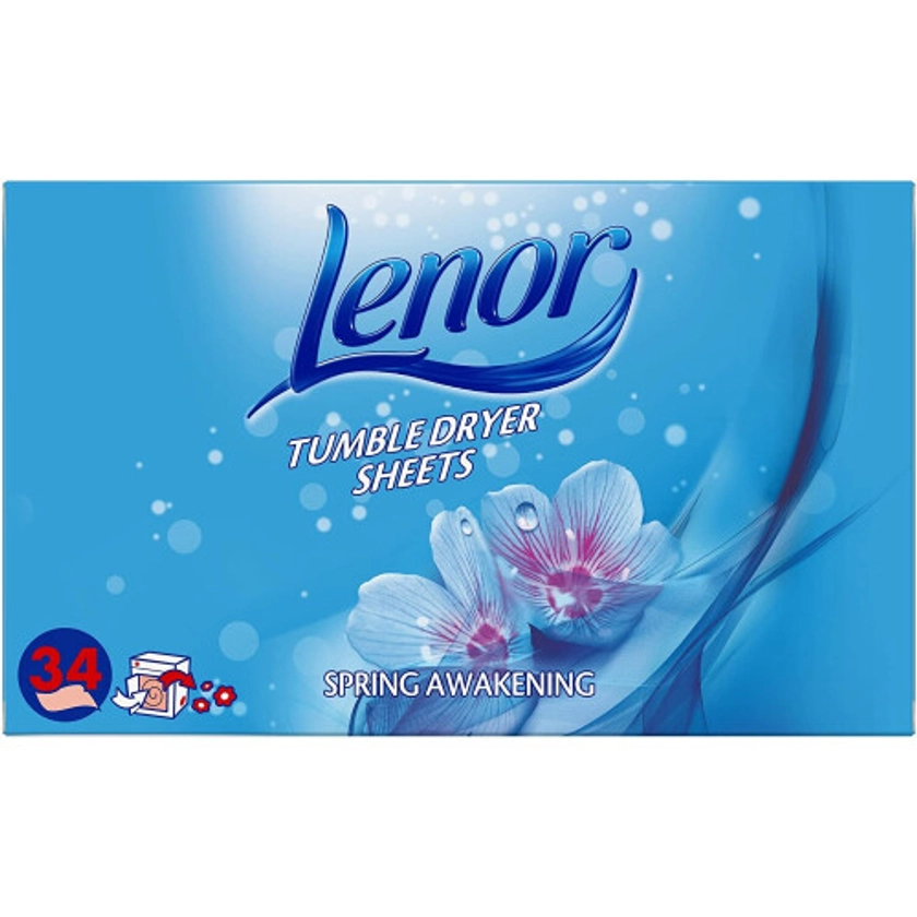 Lenor Tumble Dryer Sheets Spring Awakening 34 Sheets (Pack of 3) on OnBuy