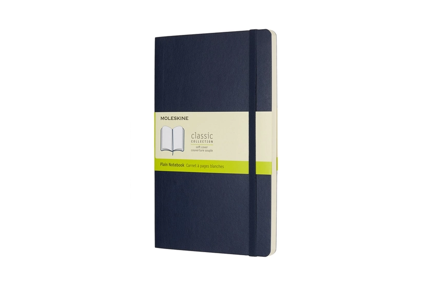 Moleskine Notizbuch L/a5, Blanko, Soft Cover, Saphir