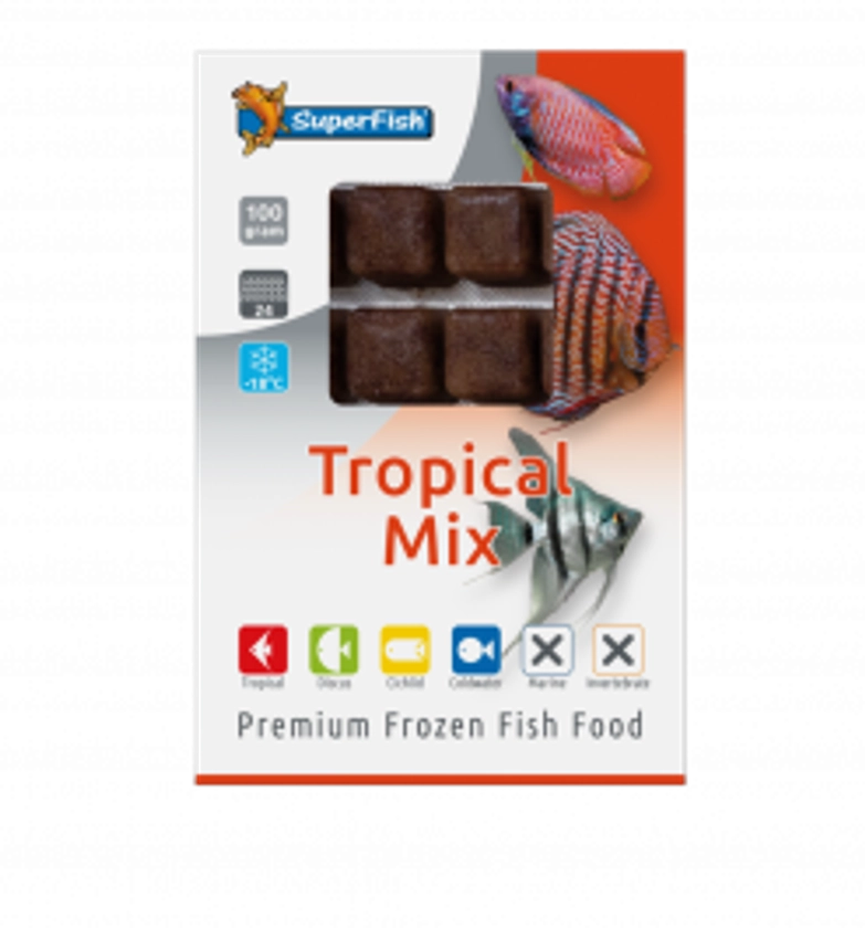 SuperFish Frozen Tropical Mix (100g)