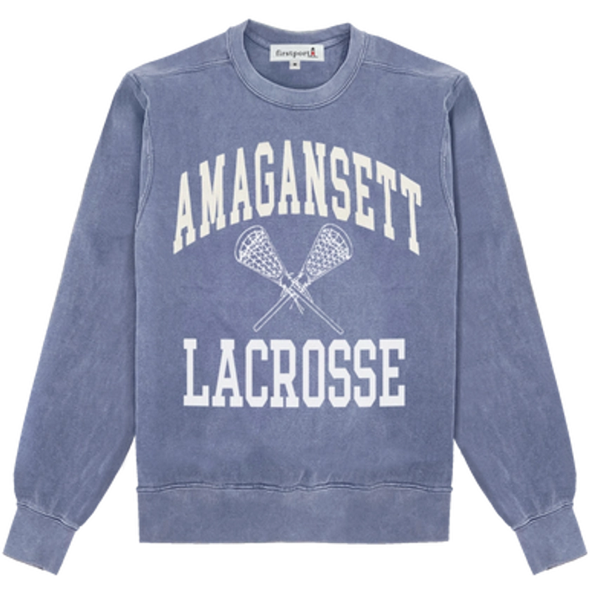 Amagansett Lacrosse Crewneck - Blue Jean