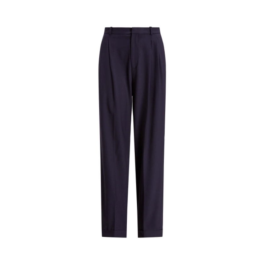 Pantalon large en laine mélangée pour femme | Ralph Lauren® FR