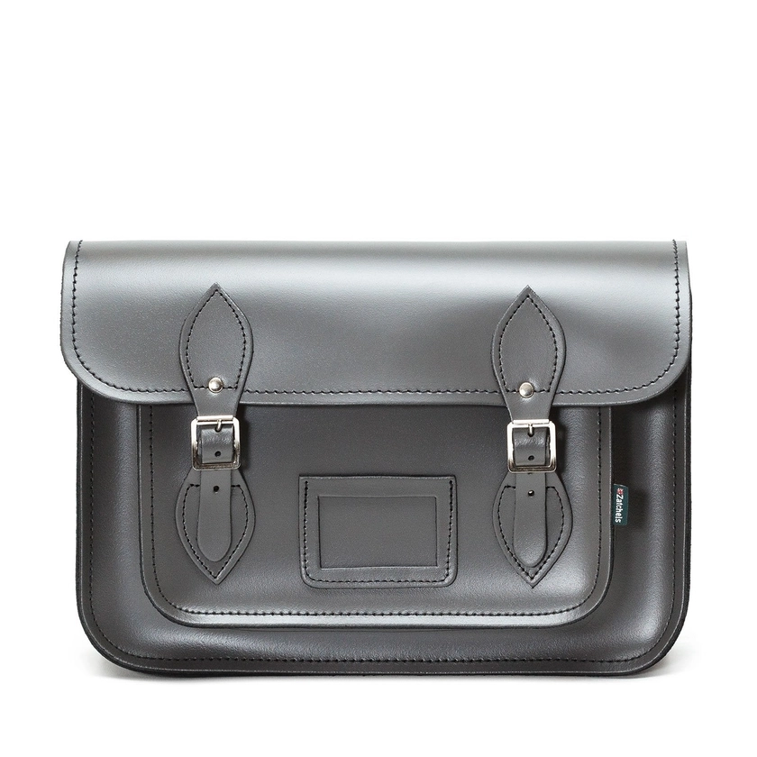 Handmade Leather Satchel - Graphite by Zatchels