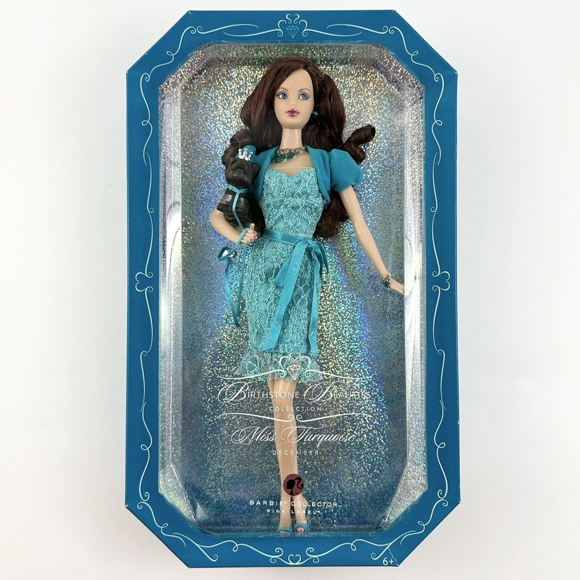 Barbie 2007 Miss Turquoise Doll December Birthstone Beauties Mattel K8701