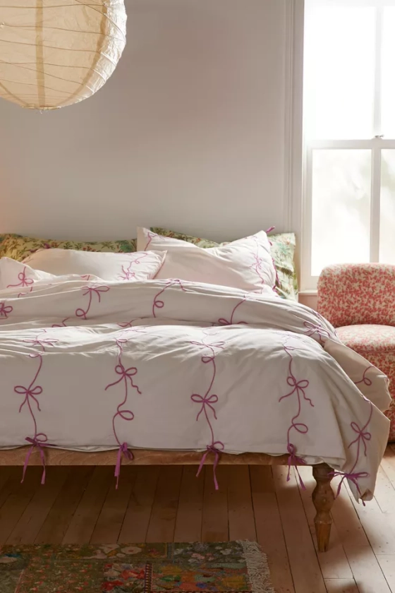 Lacey Bows Duvet Cover