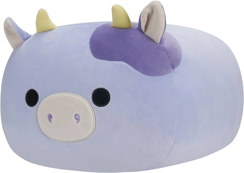 Squishmallows Stackables Original 12-Inch Bubba Purple Cow - Medium-Sized Ultrasoft Official Jazwares Plush