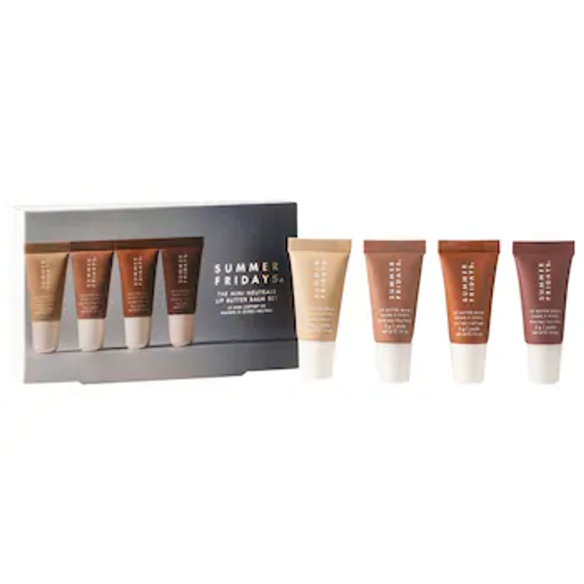 The Mini Neutrals Lip Butter Balm Set - Summer Fridays | Sephora