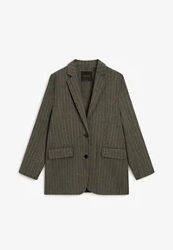 Massimo Dutti Manteau court - grey/gris - ZALANDO.FR