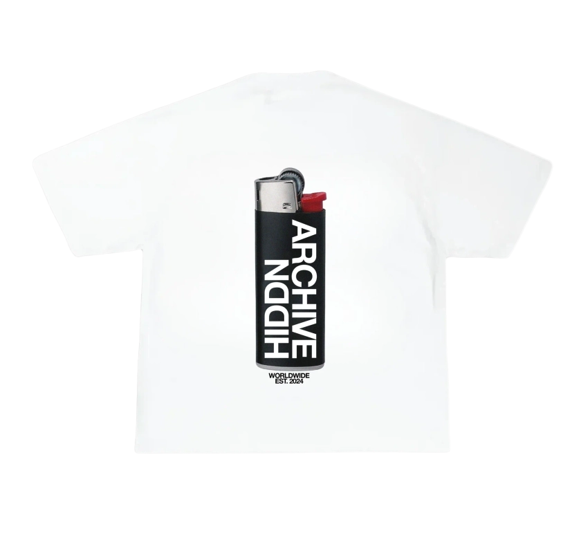 Hiddn Lighter Graphic Oversized Tee