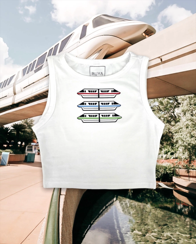 Monorail Crop Tank | Disney Shirt