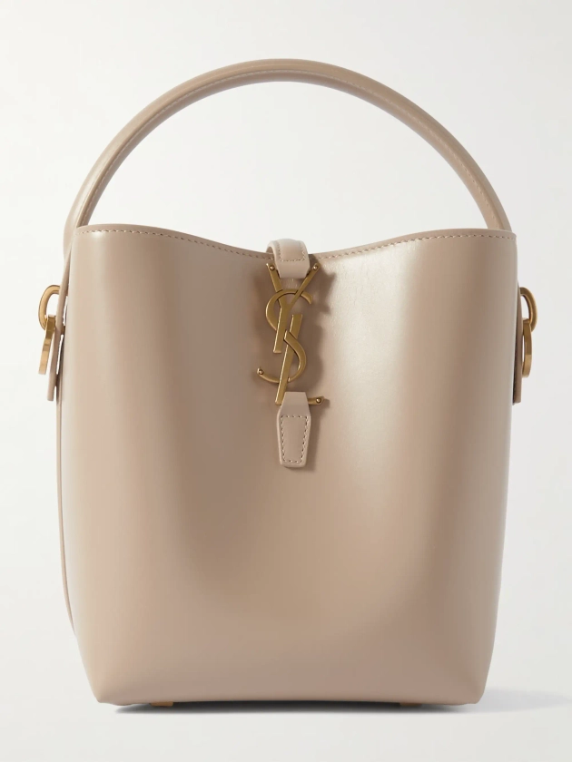 SAINT LAURENT Le 37 small leather bucket bag | NET-A-PORTER